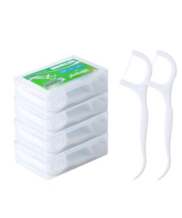 Dental floss sticks 200 pieces of dental floss stick with toothpick holder tooth wire/dental care interdental flossers with y-form design disposable dental stick sticks/tooth cleaner sticks 200pcs 50 pieces (4 Pack) - Buy Online on GoSupps.com