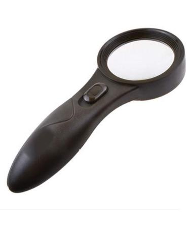 Glass Portable Magnifier with Lighting Handheld Loupe Professional HD Glass 6X Enlarged Mirror Magnifier for Reading Made in China