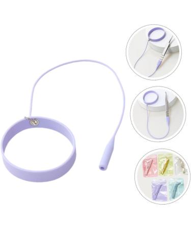 Healvian Silicone Tweezers Bracelet for Eyelash Extensions & Brow Styling - Purple 36.5x6.5cm | Women s Accessory & Protective Tool - Buy Online on GoSupps.com