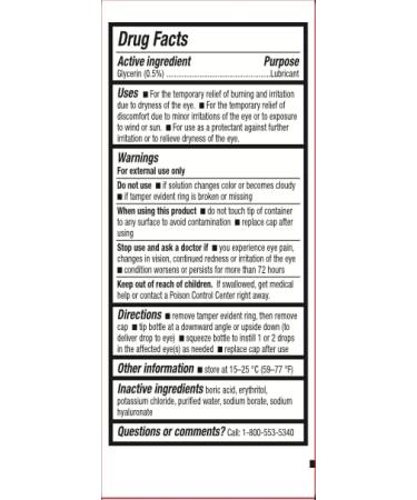 Blink Boost Preservative-Free Lubricating Eye Drops Moisturizing & Soothing for Mild Dry Eyes with Hyaluronate Hydrating Relief Instant Comfort Throughout the Day Contact Lens Friendly 0.34 FL Oz Boost Eye Drops Prese  - Buy Online on GoSupps.com