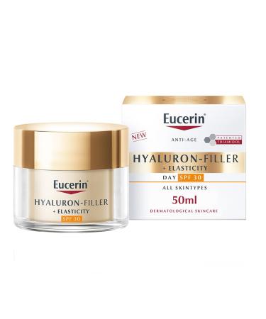 Eucerin Hyaluron-Filler + Elasticity Day Anti-Ageing Facial Care for Mature Skin with SPF 30 and UVA Protection 50ml