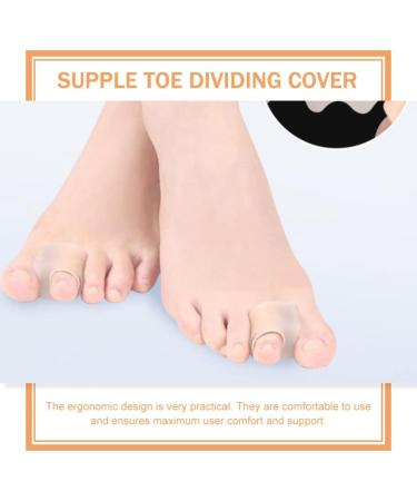 Beavorty Silicone Toe Sleeves Set - 6-Piece Thumb Splint & Toe Spacer Separators for Bunion Correction and Overlapping Toes - Buy Online on GoSupps.com