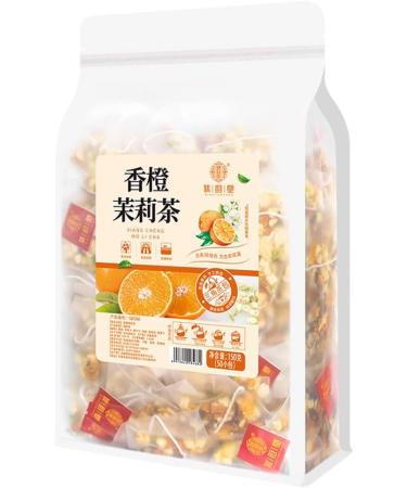 Orange Jasmine Tea 5.29 oz orange jasmine green tea pineapple Apple dried herbal tea 150g - Buy Online on GoSupps.com