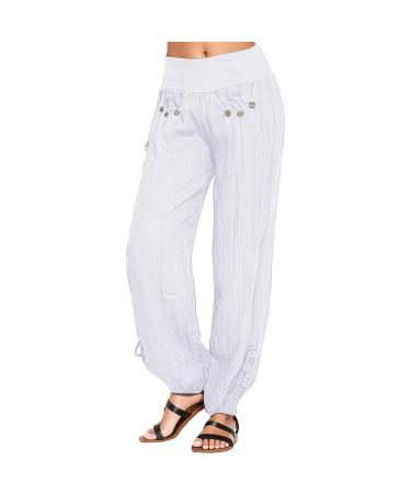 Parachute Pants Y2K Women Cargo Pants Baggy Cargohose Track Pants Streetwear Vintage Jeans Pants 90s E-Girl Streetwear Cargo Pants Y2K Sports Pants Lang 08-Weiß 4xl