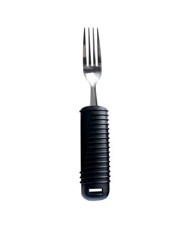 Gima 4-Part Cutlery Set for Seniors & Disabled - Ergonomic Fork Knife Spoon & Teaspoon with Rubber Grip for Easy Handling - Buy Online on GoSupps.com