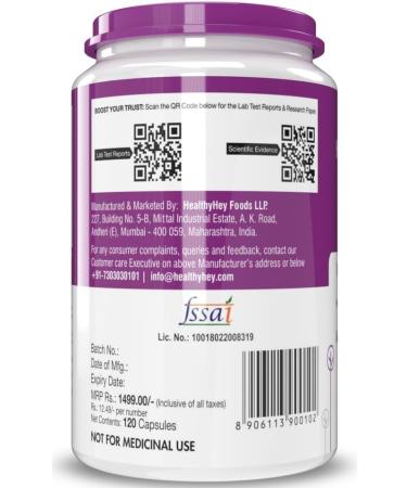 N-Acetyl L-Cysteine (NAC) - Non-GMO - Gluten Free -Pack of 120 Veg. Capsules - Buy Online on GoSupps.com