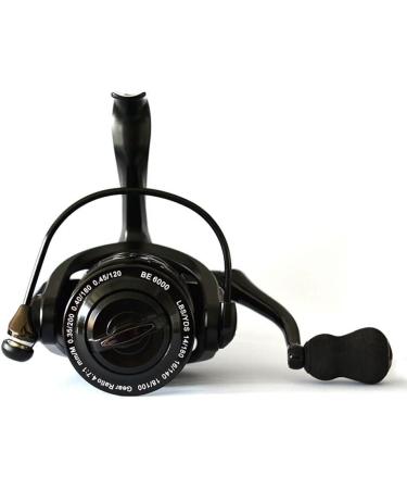 Fishdrops Spinning Fishing Reel 12+1BB Ultra Lightweight Aluminum Spool | Smooth Affordable Reel BE Black Size1000 - Buy Online on GoSupps.com