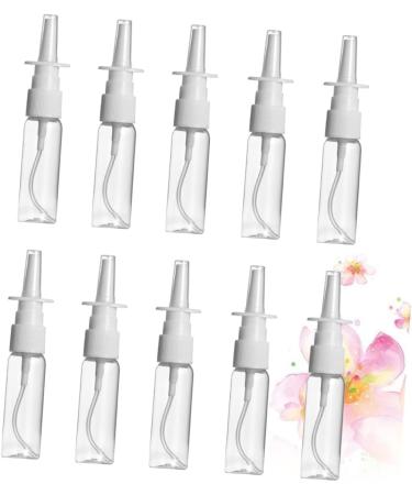 FOMIYES 10pcs Plastic Spray Bottles Set - Cosmetic, Nasal Wash, Lotion Pump, 13x2.5cm Transparent Blue Glass - Buy Online on GoSupps.com