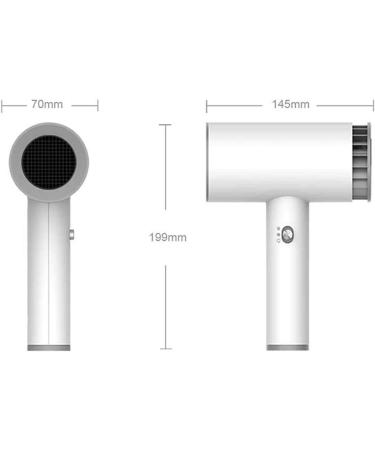 Cordless Hair Dryer Portable Travel Hair Dryer Wireless Hair Dryer Lightweight Mini Hair Dryer USB 2000mAh Rechargeable for Art Painting/Outdoor - Buy Online on GoSupps.com