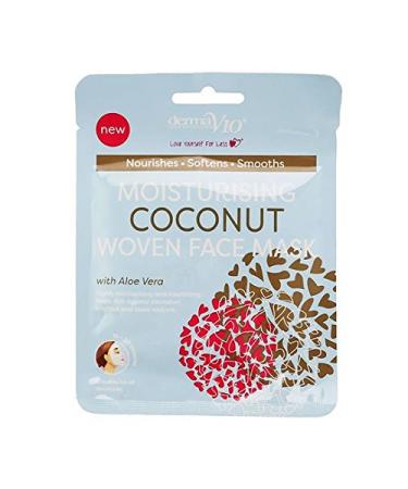 Derma V10 Face Mask Moisturising Coconut