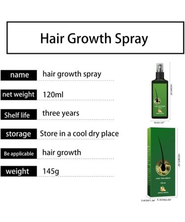 S rum De Croissance Des Cheveux Lotion Capillaire Hommes Et Femmes De Tous Types De Cheveux Aide La Croissance Des Cheveux Spray Au Gingembre Nourrissant. (2 pcs) - Buy Online on GoSupps.com