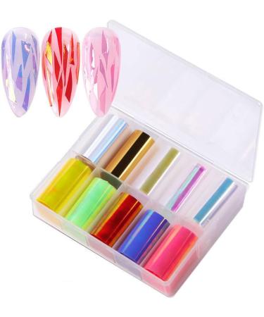 Hot Shine Colorful DIY Aurora Color Nail Sticker Nail Art Decoration Fashion(03) - Buy Online on GoSupps.com