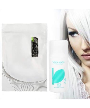 Hair Whitening Cream Hair Dye Cream Bleaching Hairdressing Powder with Dioxygen Milk No Residue and No Irritation Convenient for Daily Use at Home