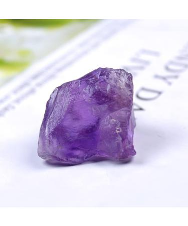 1 Pcs Natural Raw Amethyst Quartz Crystal Rough Stone Specimen Crystal Love Natural Stones and Minerals Fish Tank Full of Texture (Size : 30-40g) - Buy Online on GoSupps.com