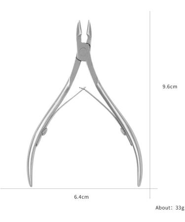 ZYDNFE Nail Clipper Professional Stainless Steel Cuticle Nail Nipper Clipper Nail Art Manicure Pedicure Care Trim Plier Cutter Beauty Scissors Tools - Buy Online on GoSupps.com