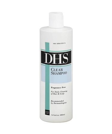 DHS Clear Shampoo 16 oz - Pack of 2 | Gentle & Effective Formula for Sensitive Scalps - Buy Online on GoSupps.com