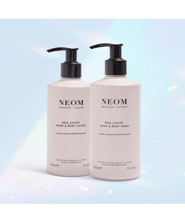 Neom Real Luxury Hand & Body Wash 300ml - Lavender Rosewood & Jasmine - Buy Online on GoSupps.com