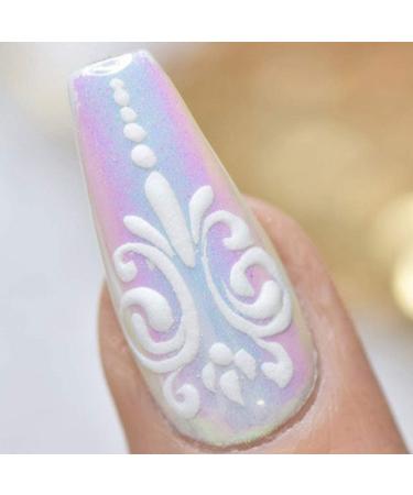 PrettyDiva Iridescent Nail Powder - Mermaid Unicorn Chrome Nails Powder for Nail Art - Buy Online on GoSupps.com