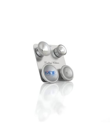 MDF Instruments Pediatric and Neonatal Attachments with Clip - for MDF Instruments ProCardial Stainless Steel Stethoscope - Silver