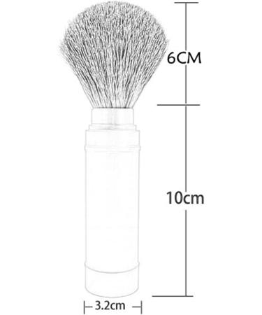 Shop Ansafe Handmade Shaving Brush - Premium Pure Roof Hair Portable & Multifunctional Beard Foam Brush for Men - Buy Online on GoSupps.com