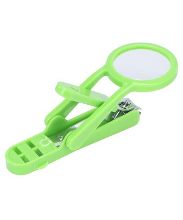 Senior-Friendly Nail Clipper with Magnifying Glass - Stainless Steel Adjustable Fingernail & Toenail Cutter (Green) - Perfect for Seniors & Babies - Buy Online on GoSupps.com