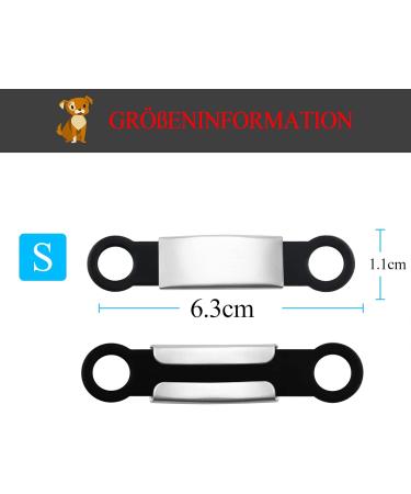 Personalized Silicone Dog ID Tags (2 Pack) - Engraved Pet ID for Dogs & Cats | Durable & Stylish - Buy Online on GoSupps.com
