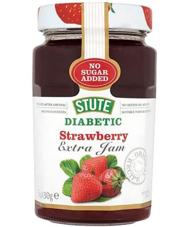 Diabetic Jam Bundle with Stute Diabetic Strawberry Jam 430g and Stute Diabetic Blackcurrant Jam 430g (2 Pack) - Buy Online on GoSupps.com