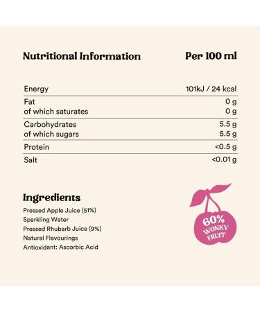  Flawsome Flawsome! Apple and Sour Cherry - Lightly Sparkling Juice - Sparkling Soda - Cold-Pressed Juice - No Added Sugar - No Sweeteners - Non-Concentrated Vegan Drink - 24 x 250 ml - Buy Online on GoSupps.com
