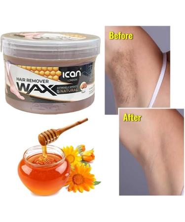 ican London Extremley Smooth Natural Hair Remover Warm Wax 1kg (1000g) (Honey) - Buy Online on GoSupps.com