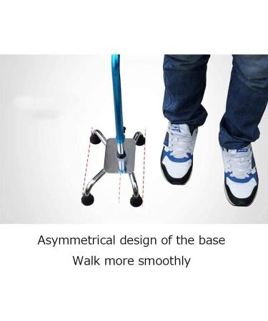 Walking Cane for Men and Women Height Adjustable Aluminum Pole for The Elderly Crutch Support and Stable Additional Scale Old Man Light Stick Suitable for Senior Citizens Outdoors Blue W Holiday - Buy Online on GoSupps.com
