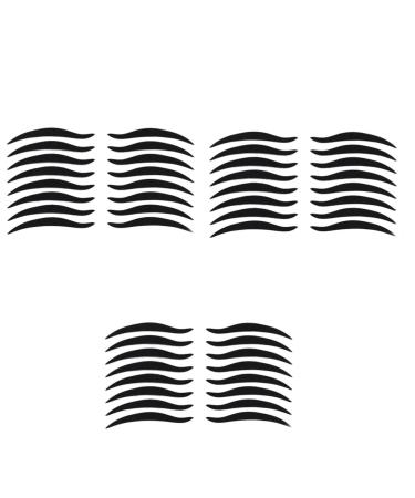 DRESSOOS 240 Pairs Double Eyelid Tape Liner Sticker Reusable Eyeshadow Adesivo Makeup Tape Eyeline Tape Black