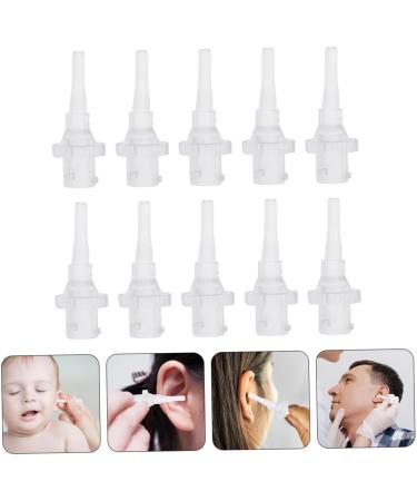 IWOWHERO 10pcs Disposable Ear Cleaning Tips Replacement PP Ear Washer Nozzles Conical Bottle Irrigator Accessories for Safe and Gentle Removal Compatible with Wash Systems - Buy Online on GoSupps.com