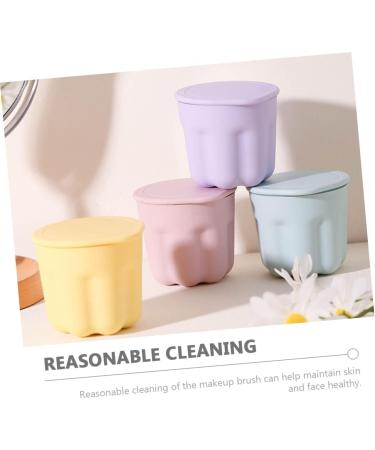 Mikinona 2 Sets Pp Washing Bowl Beauty Brush Scrubber Bowl Cleaning Bowl Cosmetic Brush Cleaning Mat Makeup Brush Makeup Tool Cleaner Silica Gel Cleaning Supplies Portable 8.5x8CM As Shown - Buy Online on GoSupps.com