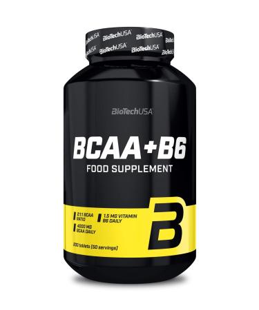 Biotechusa BCAA+B6 tablets |1g BCAA per tablet |Energy and recreation funding |Gluten -free |200 tablets 200 pieces (1-pack) Chocolat Smarties - Buy Online on GoSupps.com