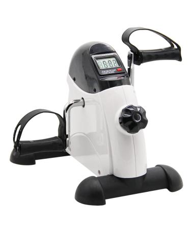 Hausse Portable Exercise Pedal Bike for Legs and Arms, Mini Exercise Peddler with LCD Display White - Buy Online on GoSupps.com