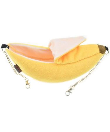 Banana Hamster Bed House Hammock Small Animal Warm Bed House Cage Nest Hamster Accessories for Sugar Glider Hamster Small Bird Pet - Buy Online on GoSupps.com