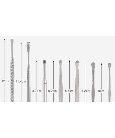 Stainless Steel Ear Pick Set - Safe Ear Wax Removal Ear Scoop for Effective Cleaning - Buy Online on GoSupps.com