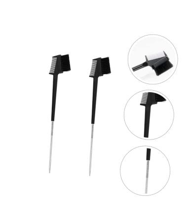 Buy Housoutil 6 Pcs Double Head Eyebrow Comb & Brush Set - Black Makeup Tools for Eyelashes & Brows | International Shipping Available - Buy Online on GoSupps.com
