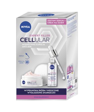 Beiersdorf AG Nivea Set of 2 CELLULAR EXPERT FILLER day cream and serum 1 x 50 ml 1 x 30 ml