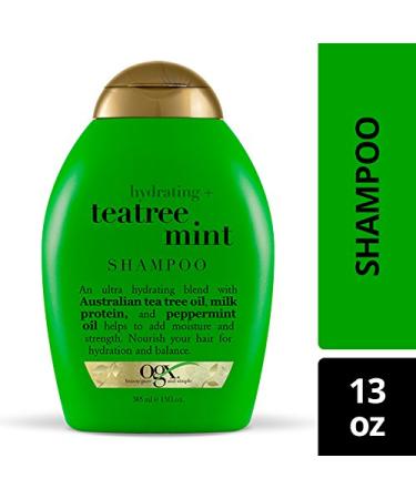 OGX Tea Tree Mint Shampoo - Nourishing Scalp Treatment with Peppermint Oil - 13 fl oz - Buy Online on GoSupps.com
