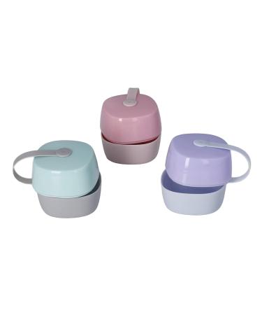 Pacifier Holder Case | 3-Piece Food Grade Milk Powder & Snack Storage | Large Capacity International Shipping - Buy Online on GoSupps.com