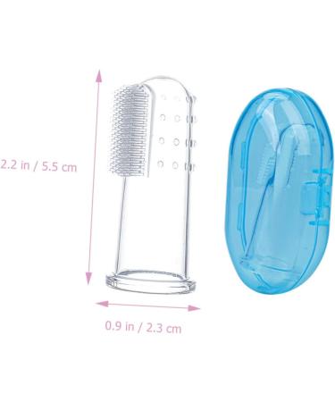 Magiclulu 9-Piece Toddler Finger Toothbrush Set | Baby Oral Massager for Effective Mouth Cleaning | International Shipping Available - Buy Online on GoSupps.com