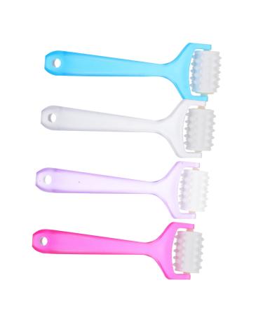 FRCOLOR 4pcs Beauty Massager Body Massager Face Massager Face Massaging Tool Face Roller Tool Chin Roller Massager Facial Massager Rollers Jade Gua Sha Roller The Face Tightening Tool