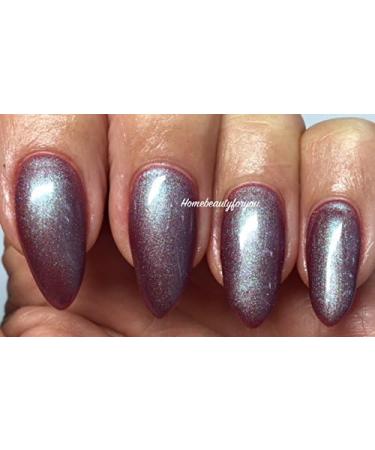 Bluesky GEL NAILMPOLISH Burgundy with a lilac Shimmer/Grey Shimmer Patina Buckle Craft Culture Autumn Winter Color 80625 UV LED Soak Off 10ml - Buy Online on GoSupps.com