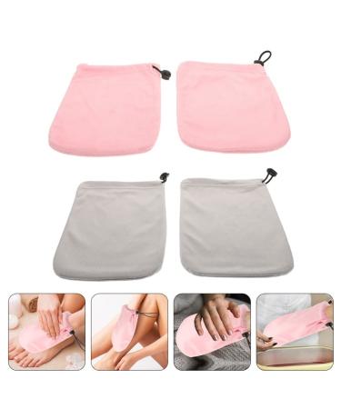Buy 2 Pairs of Paraffin Wax Isolated Gloves & Foot Bath Cover Socks | Ultimate Hand Care Kit with Plush Floor Mat | International Shipping Available - Buy Online on GoSupps.com