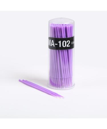 Shintop 400pcs Purple Disposable Micro Applicator Brushes - Ideal for Dental, Oral, and Makeup Use - 1.5mm Size - Buy Online on GoSupps.com