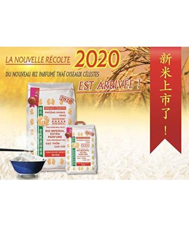 Premium Quality Extra Scented Imperial Thai Rice - Brand Celestial Birds - Harvest Year 2020 (Bags of 5 kg 10 kg or 20 kg) ( - Buy Online on GoSupps.com