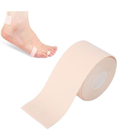 YLSZHY Moleskin Roll for Feet Blister Prevention - Adhesive Velvet Moleskin Tape for Corns, Calluses, Sensitive Skin - 4.5M Roll - Buy Online on GoSupps.com