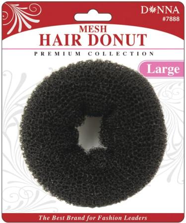 DONNA Mesh Hair Donut Donut Hair Bun Maker Ring Style Bun Maker Large Size