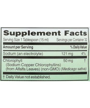 Chlorophyll Liquid-50mg/Mint World Organics 16 oz Liquid by World Organics - Buy Online on GoSupps.com